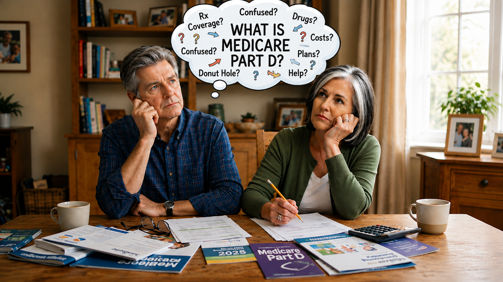 Medicare Part D prescription drug plans explained for seniors comparing prescription drug coverage, plan options, pharmacy networks, and costs.